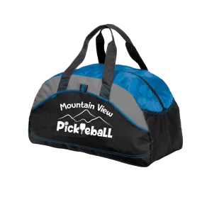 Mountain View Pickleball Club | Pickleball Sports Duffel | Medium Size Court Bag