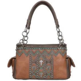 MW1102G-8085 Montana West Spiritual Collection Concealed Carry Satchel