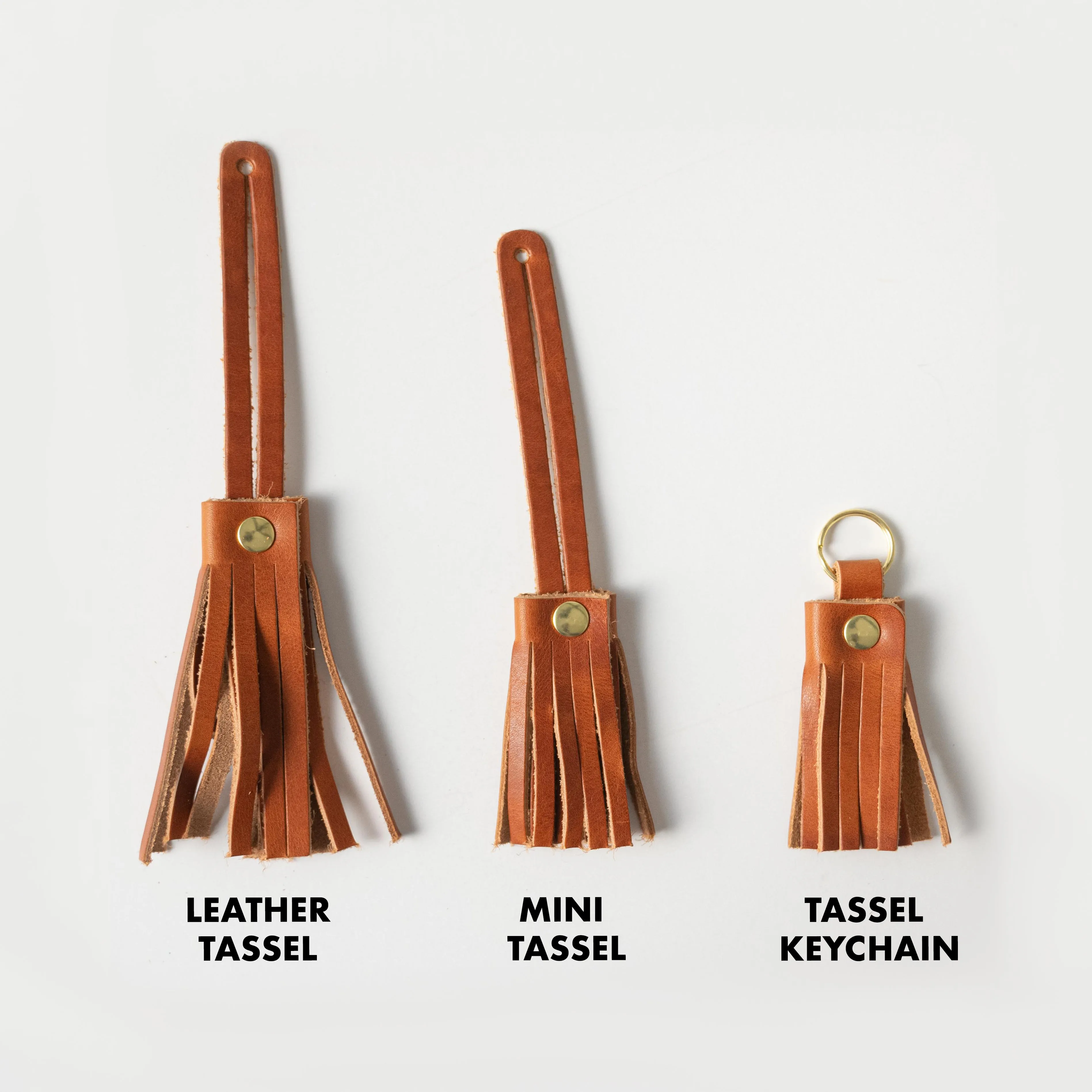 Olive Cypress Leather Tassel