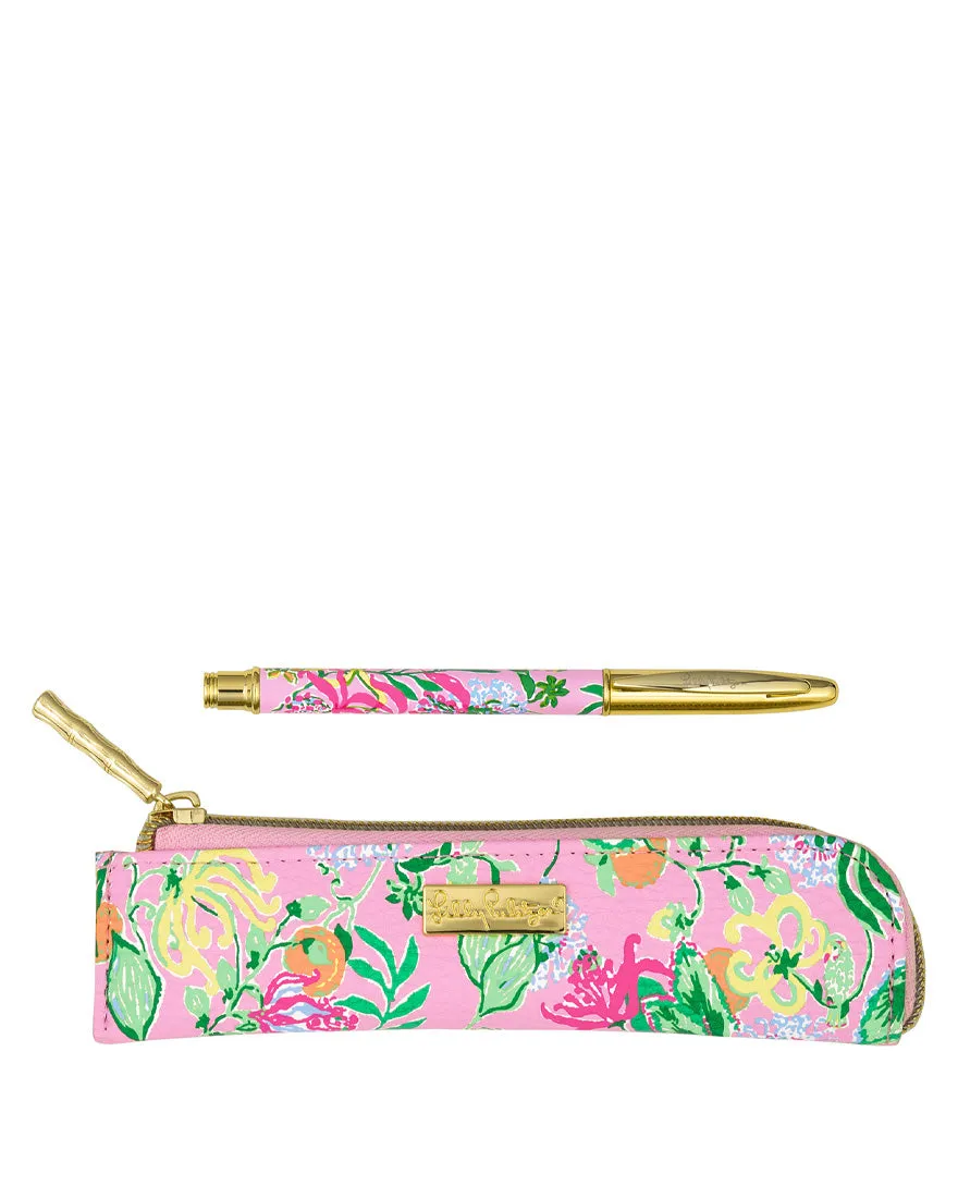 Pen With Pouch