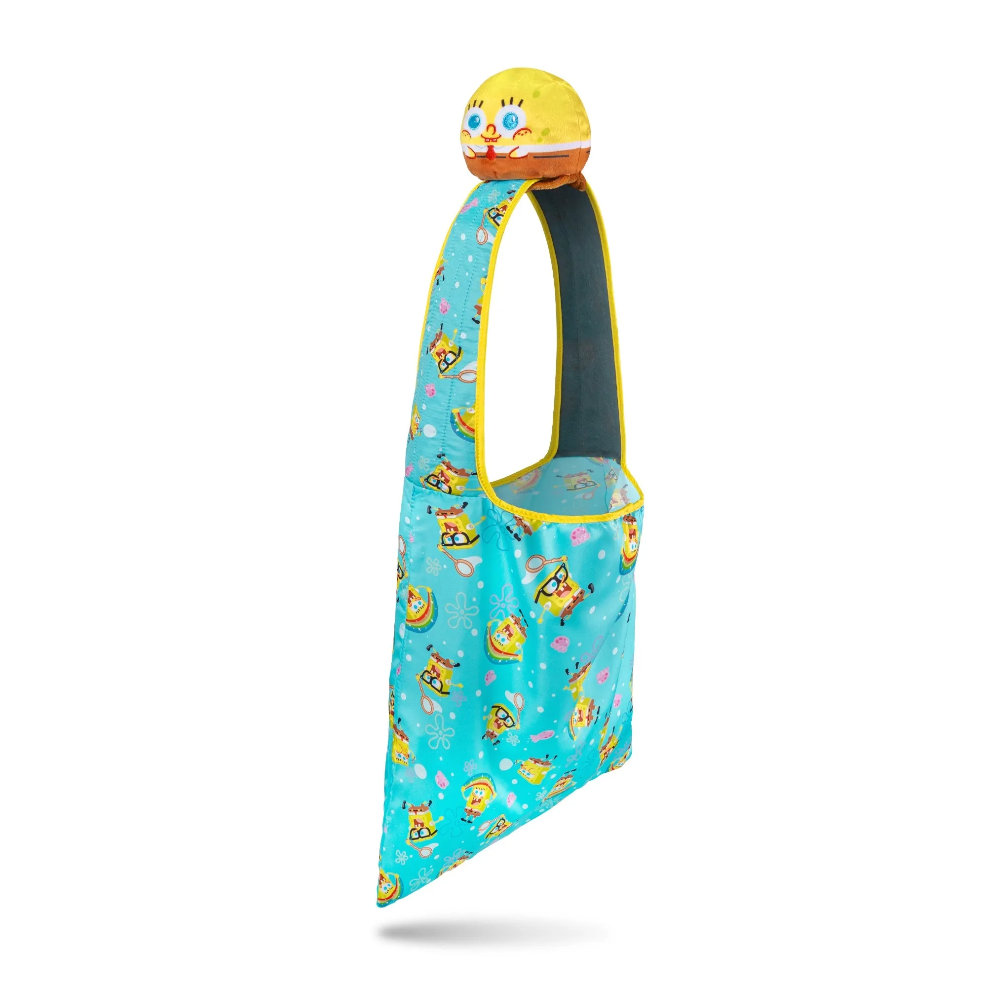 SpongeBob SquarePants Jellyfishing Themed Plush Toy and Tote Bag Set from Plushiverse