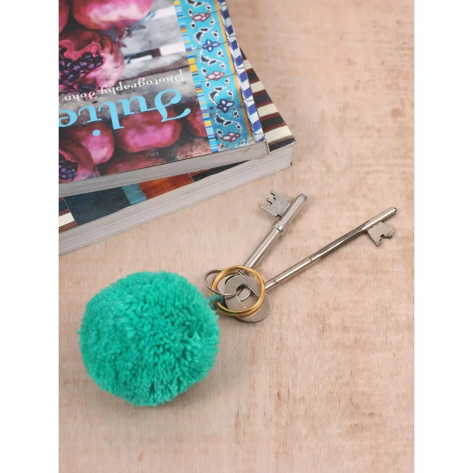 Pom Pom Keyring