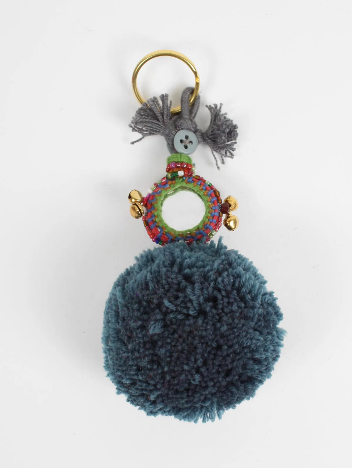 Pom Pom Mirror Keyrings