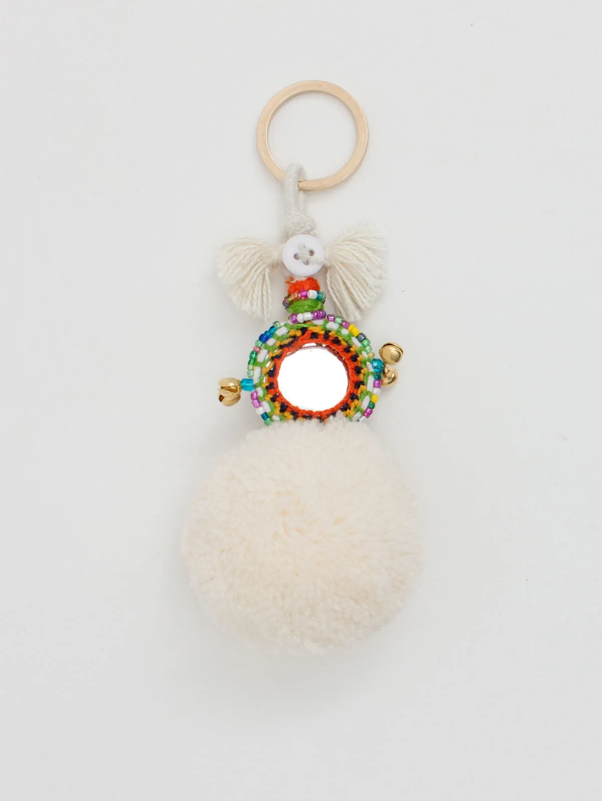 Pom Pom Mirror Keyrings