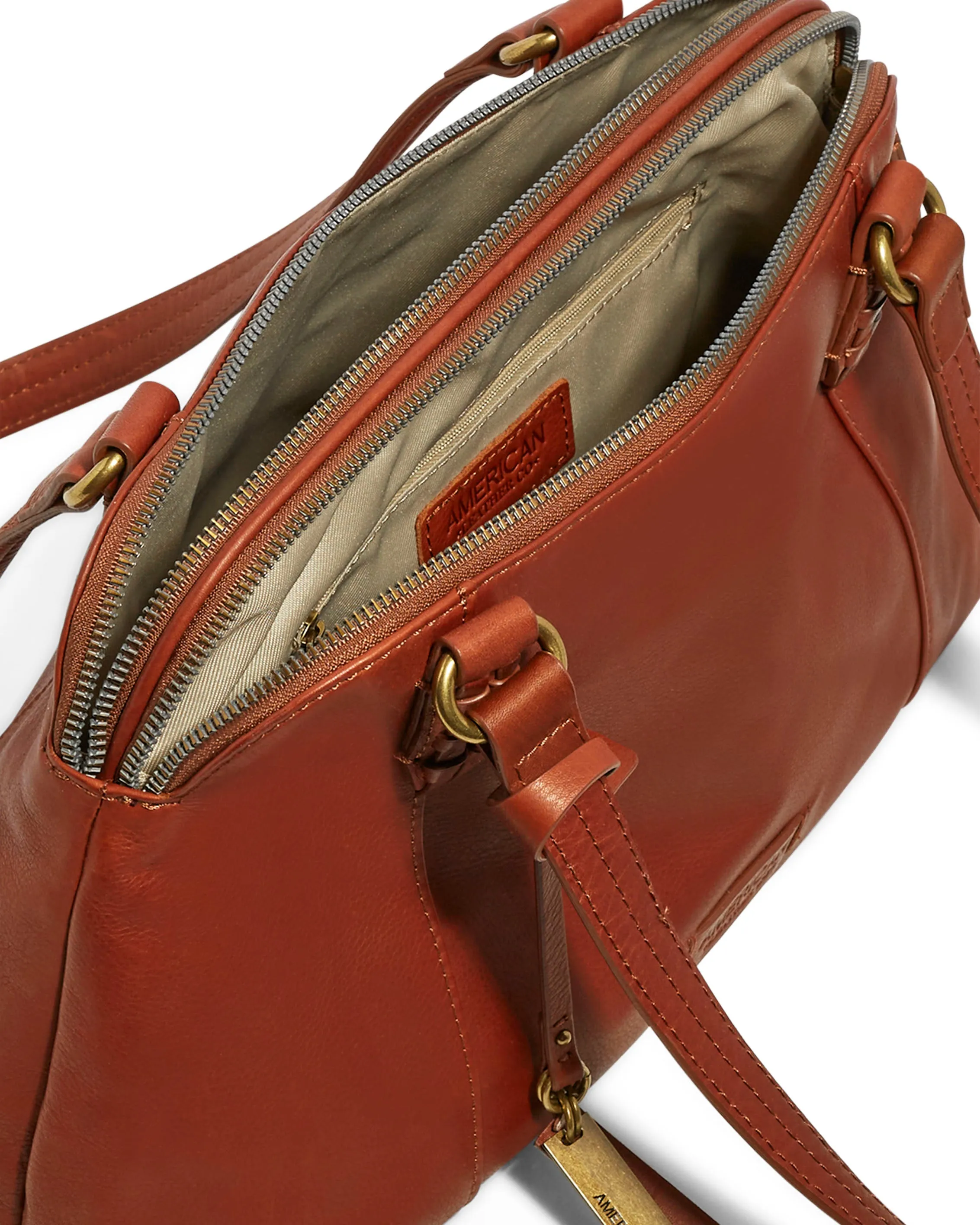 Poppy Double Zip Satchel