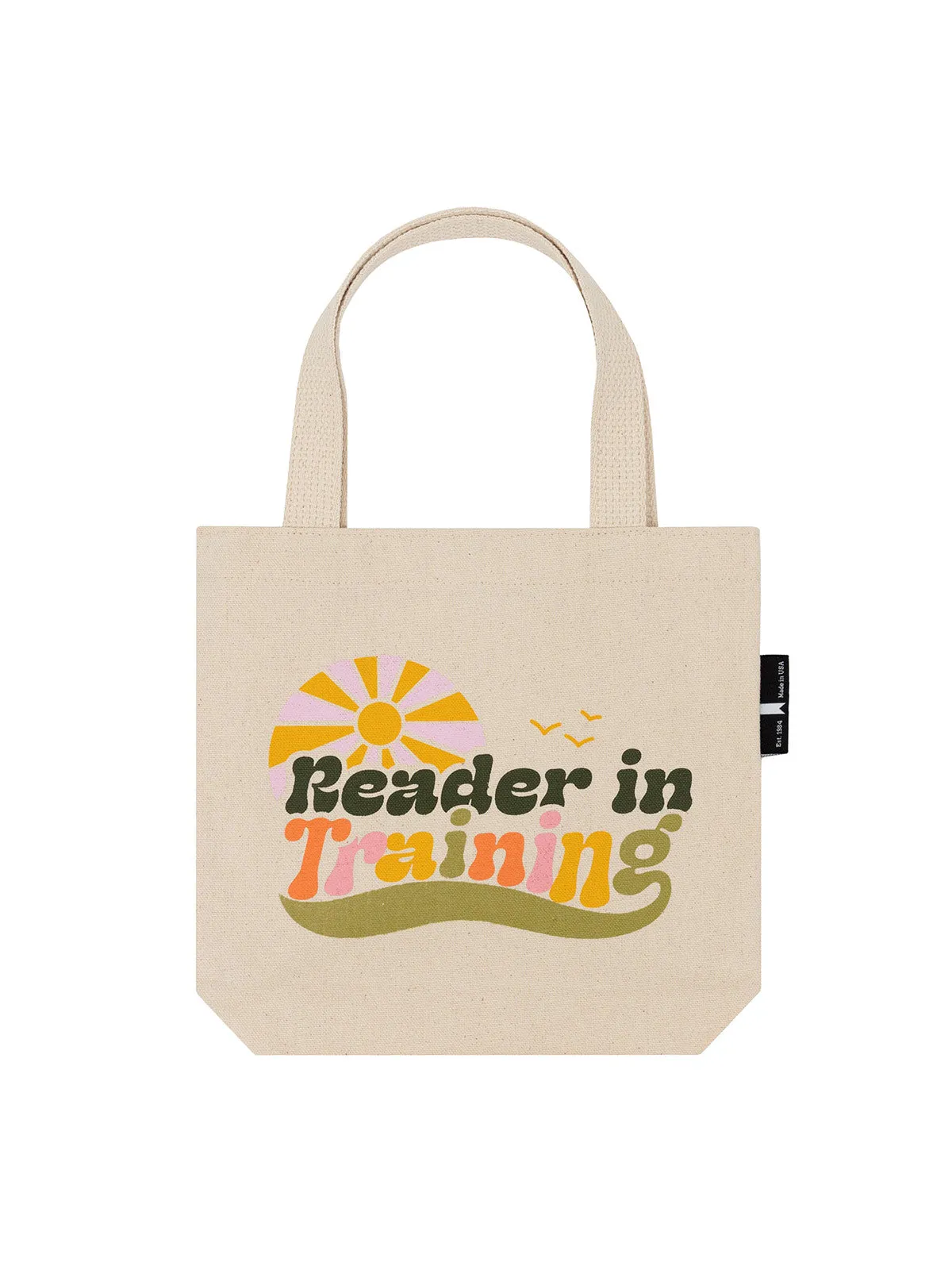 Reader in Training mini tote bag