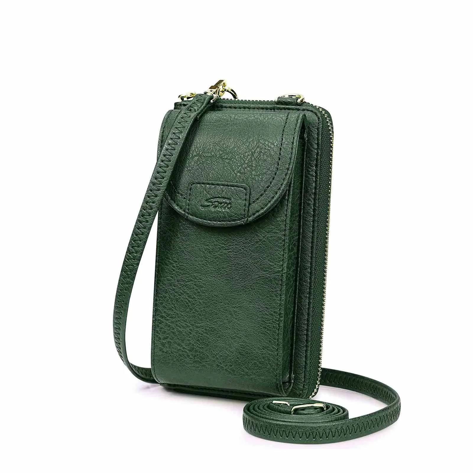 RFID Crossbody Wristlet Cell Phone Purse