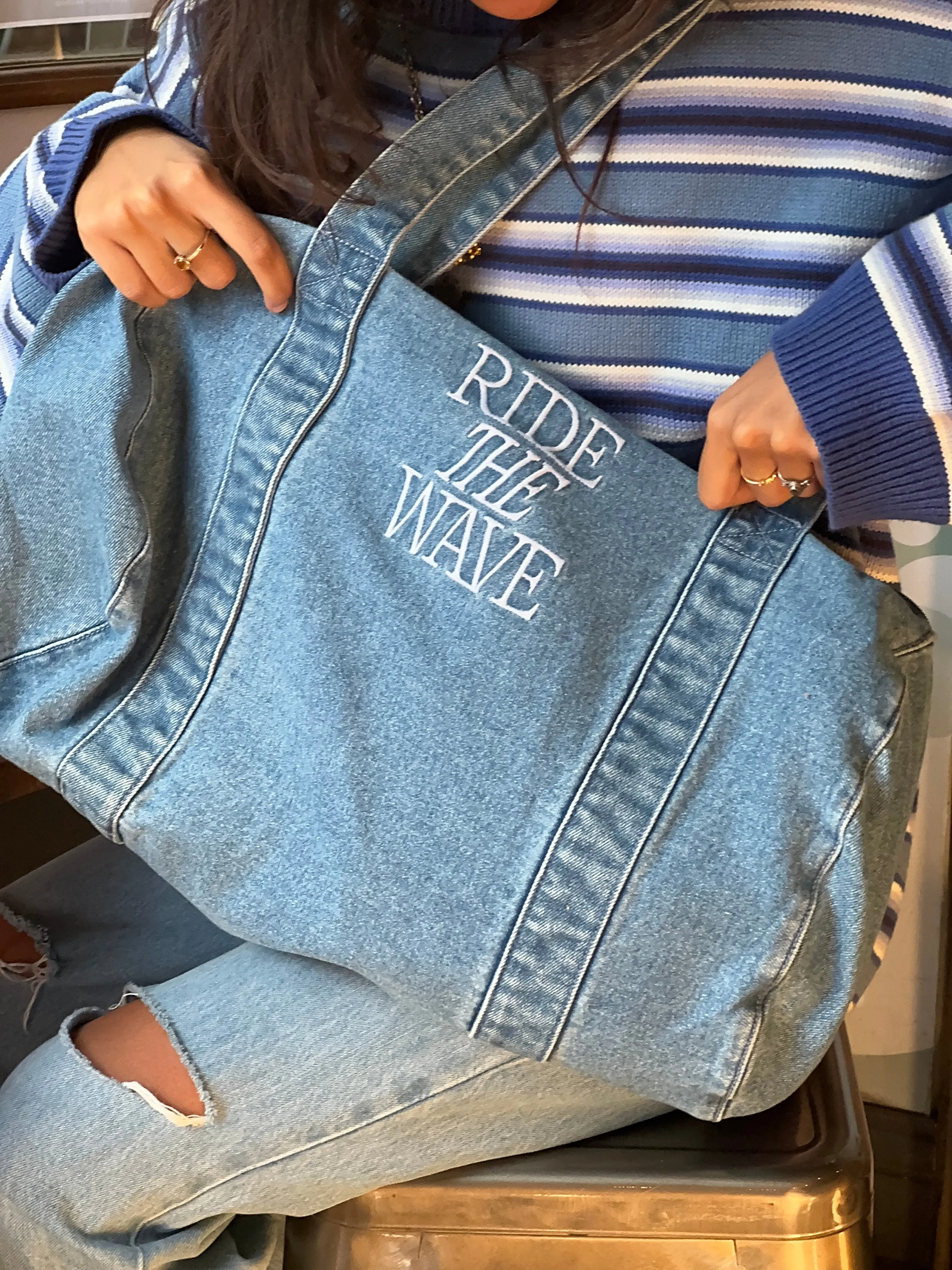 Ride The Wave Denim Bag