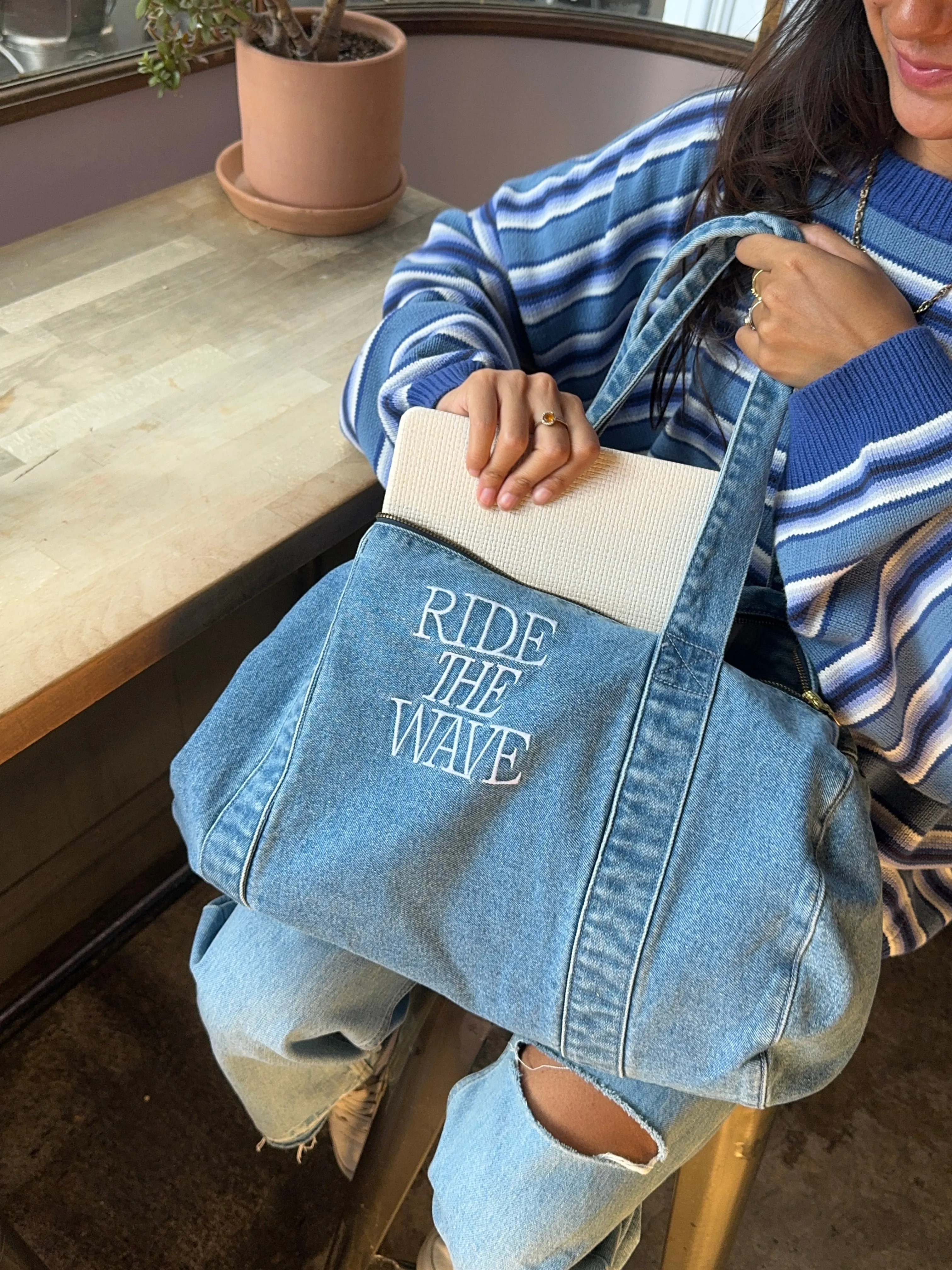 Ride The Wave Denim Bag