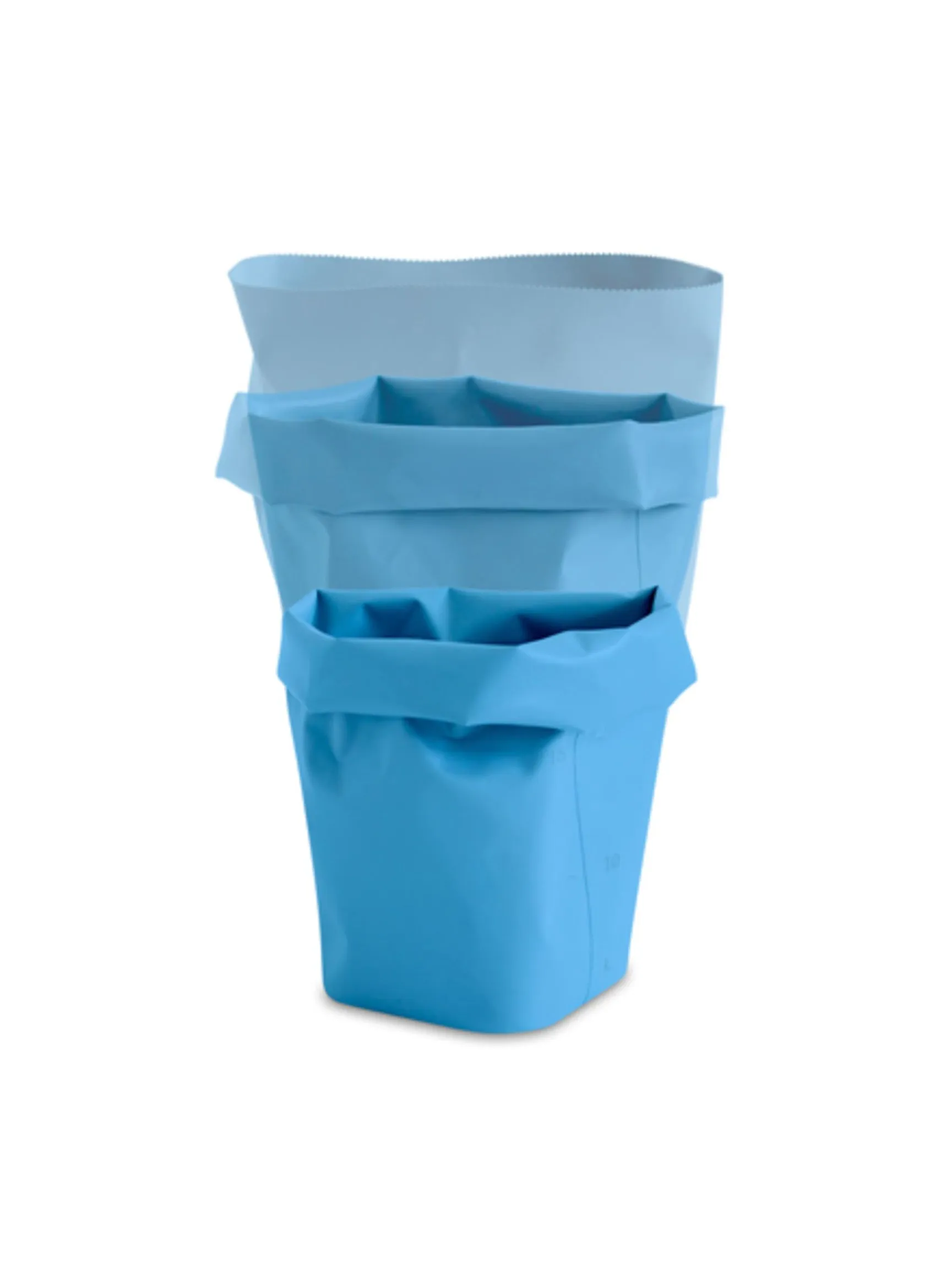 Roll-up bin, blue M