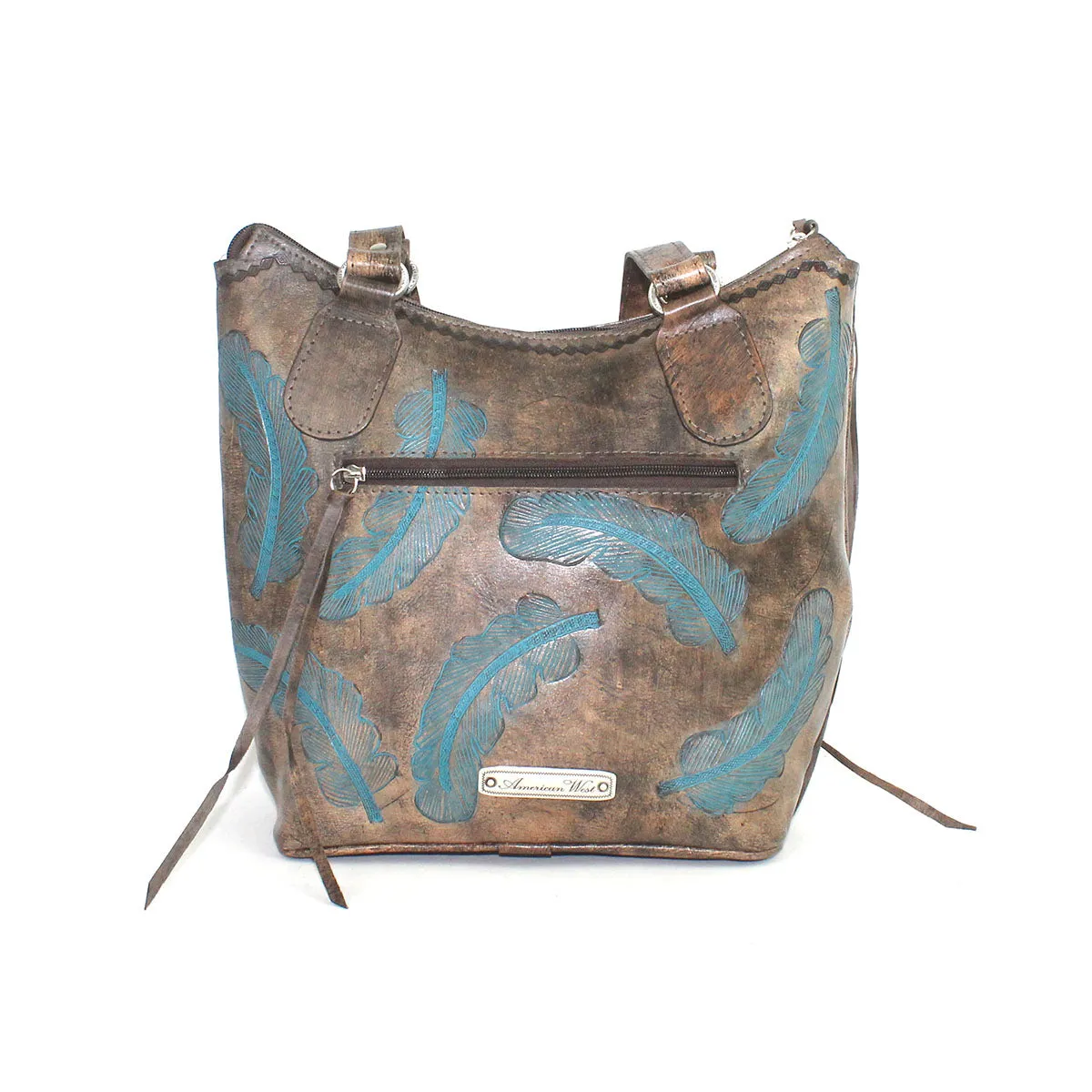 Sacred Bird Zip-Top Bucket Tote