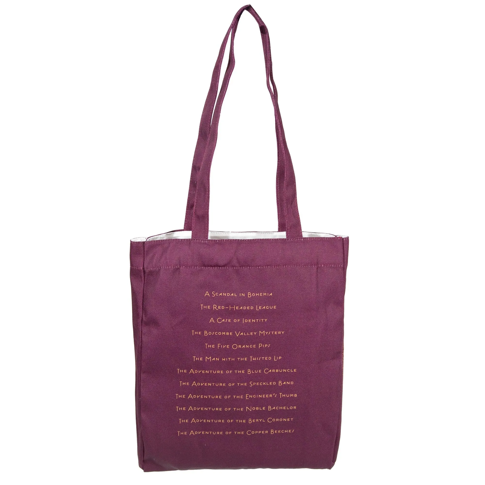 Sherlock Holmes Silhouette Tote Bag