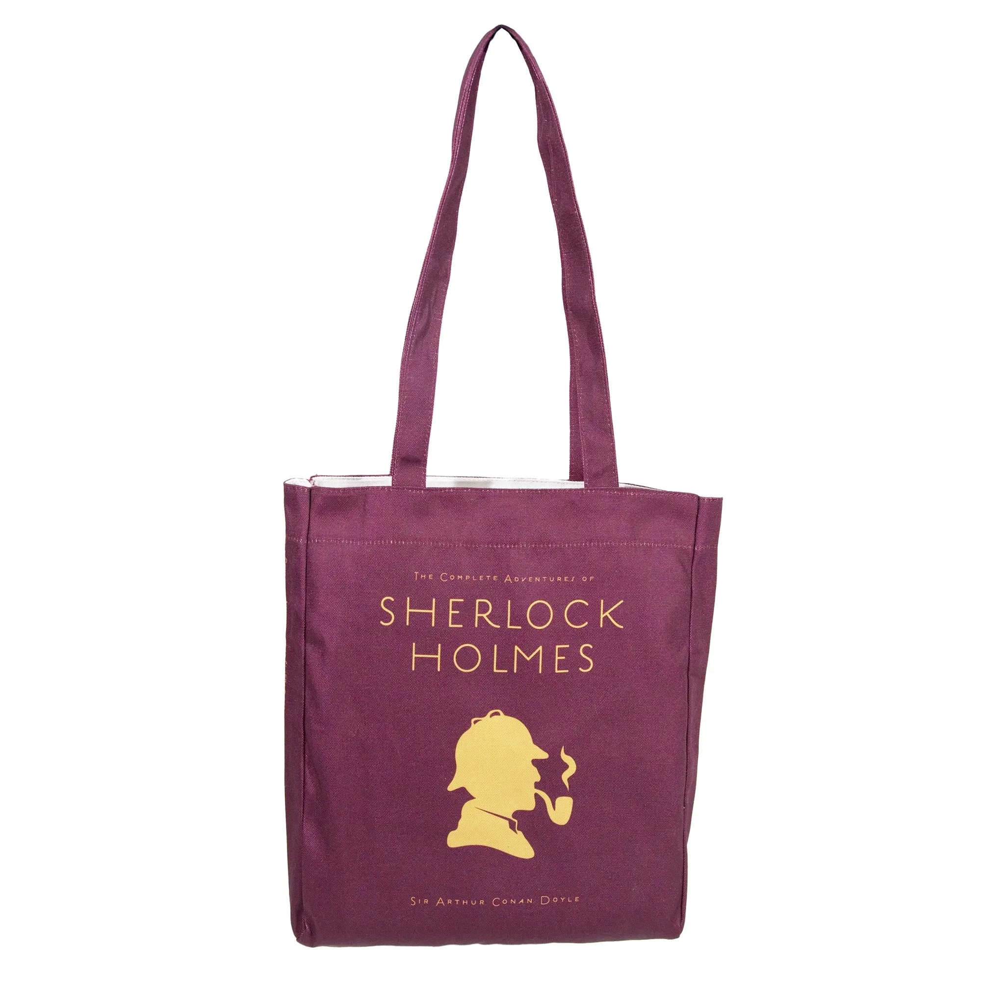 Sherlock Holmes Silhouette Tote Bag