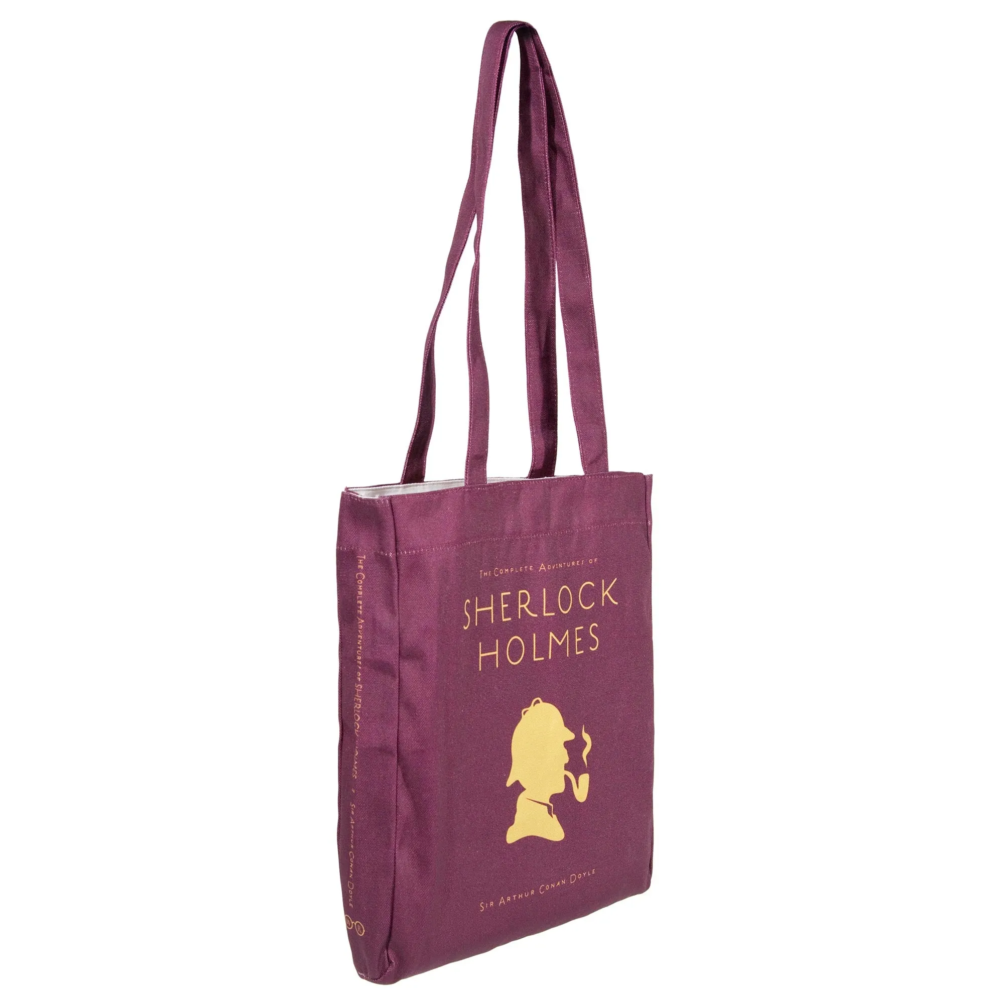 Sherlock Holmes Silhouette Tote Bag