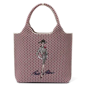 Sutton City Tote - Wine Diamond - Small