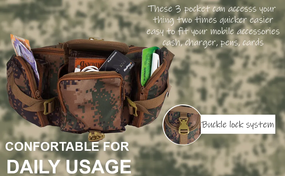 Trail Marpat WL Camo Waist Pouch