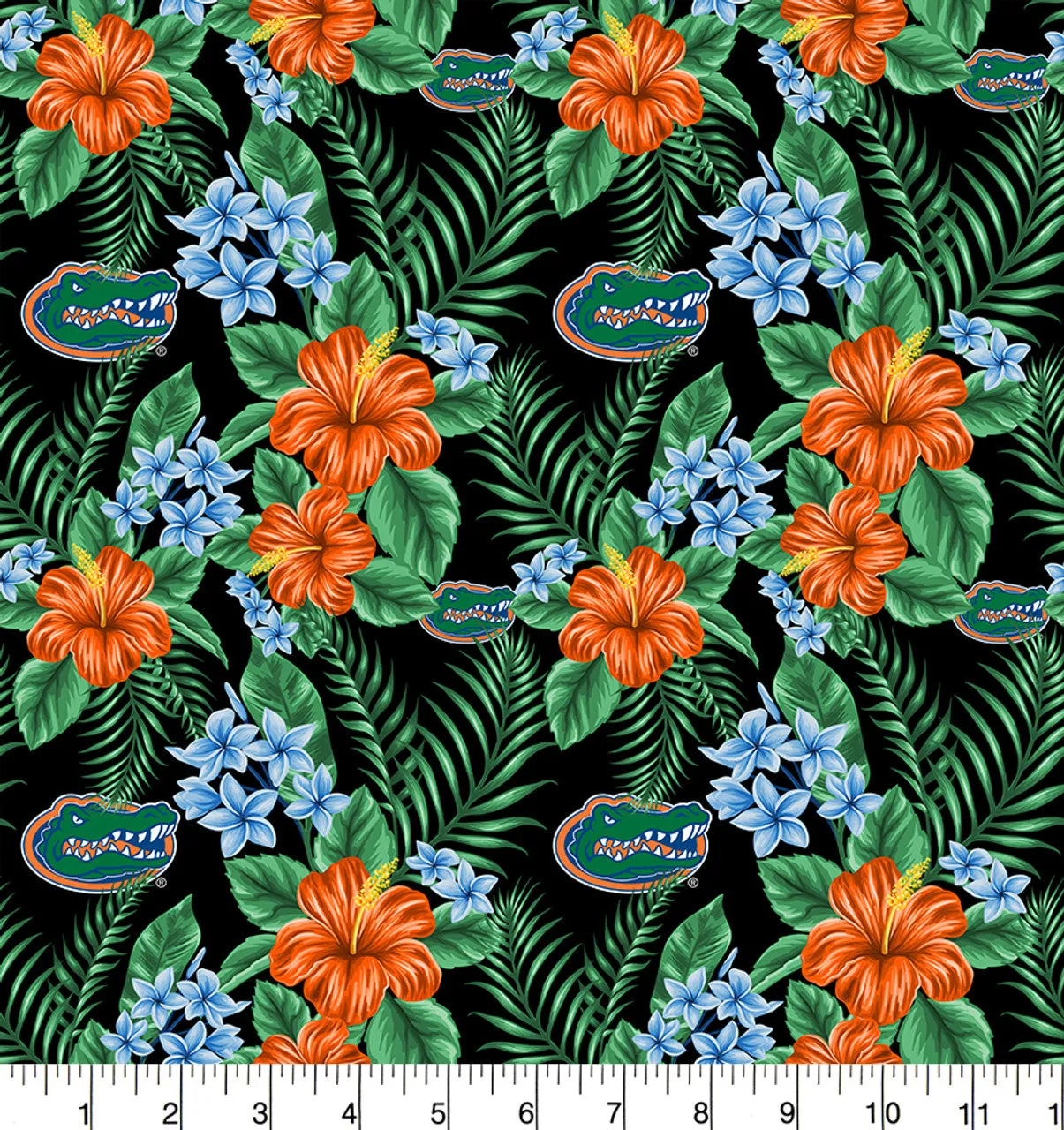 University of Florida Tropical Zipper Bag