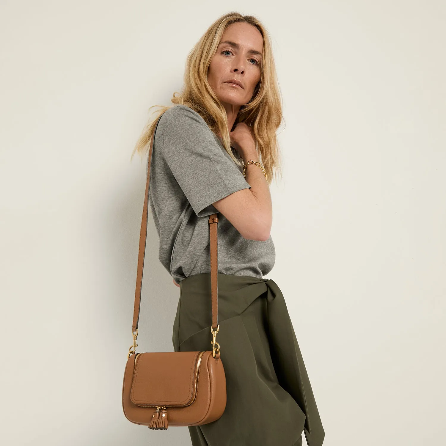 Vere Small Soft Satchel Cross-body