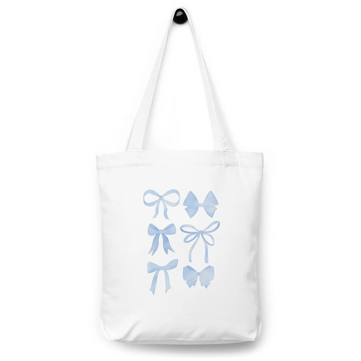 'Watercolor Bows' Tote Bag