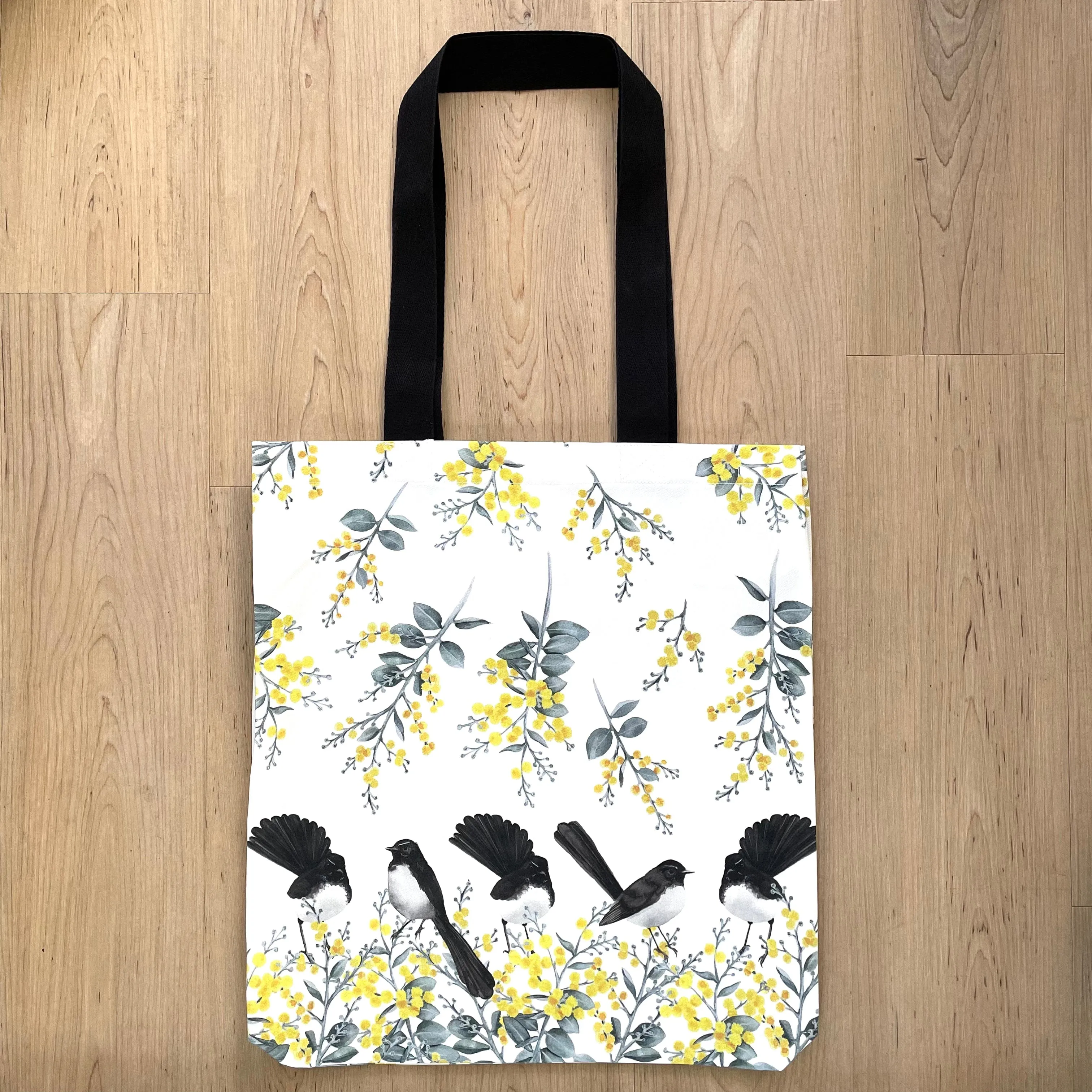 Willie Wagtail 5 Birds Tote Bag