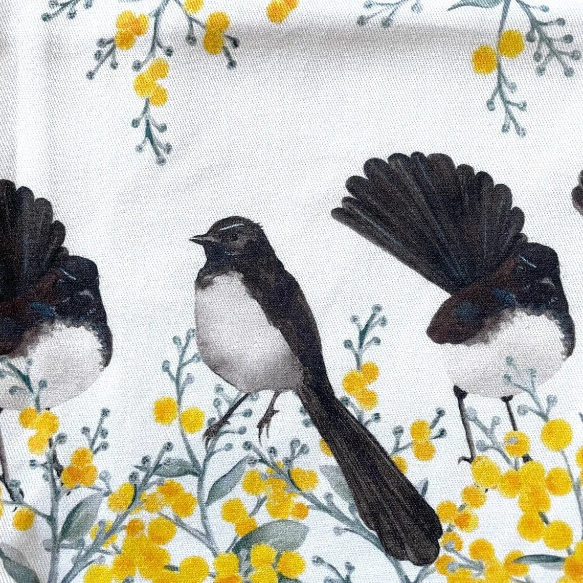 Willie Wagtail 5 Birds Tote Bag