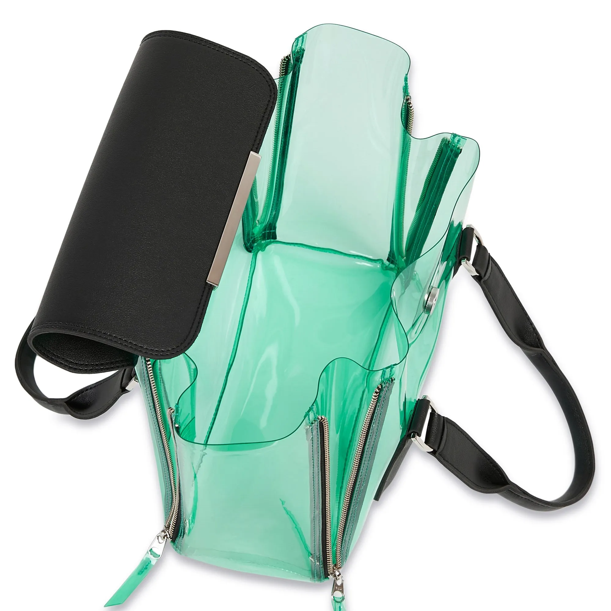 XIA PVC SLING AND HANDBAG SEA GREEN