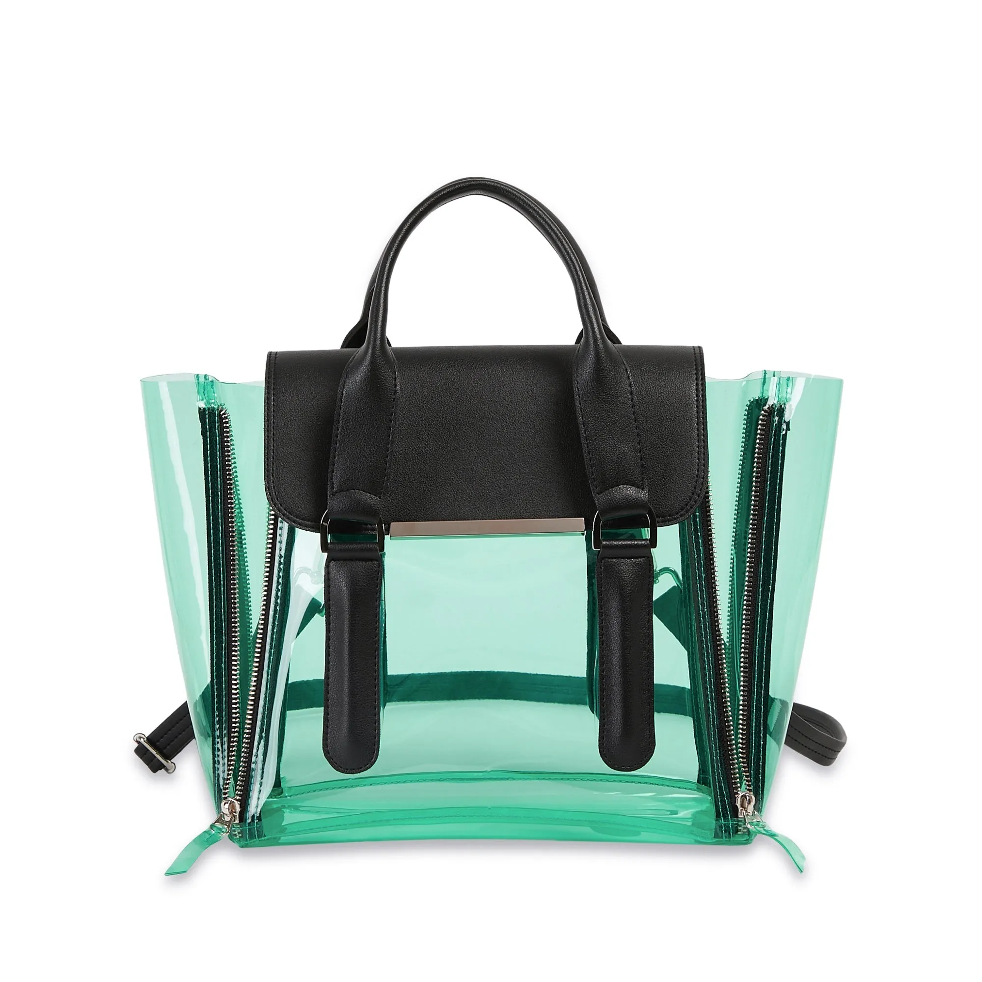 XIA PVC SLING AND HANDBAG SEA GREEN