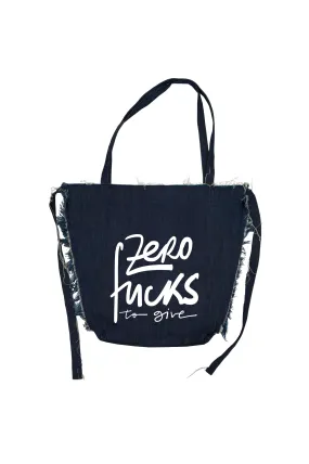 ZERO FUCKS TO GIVE tote bag